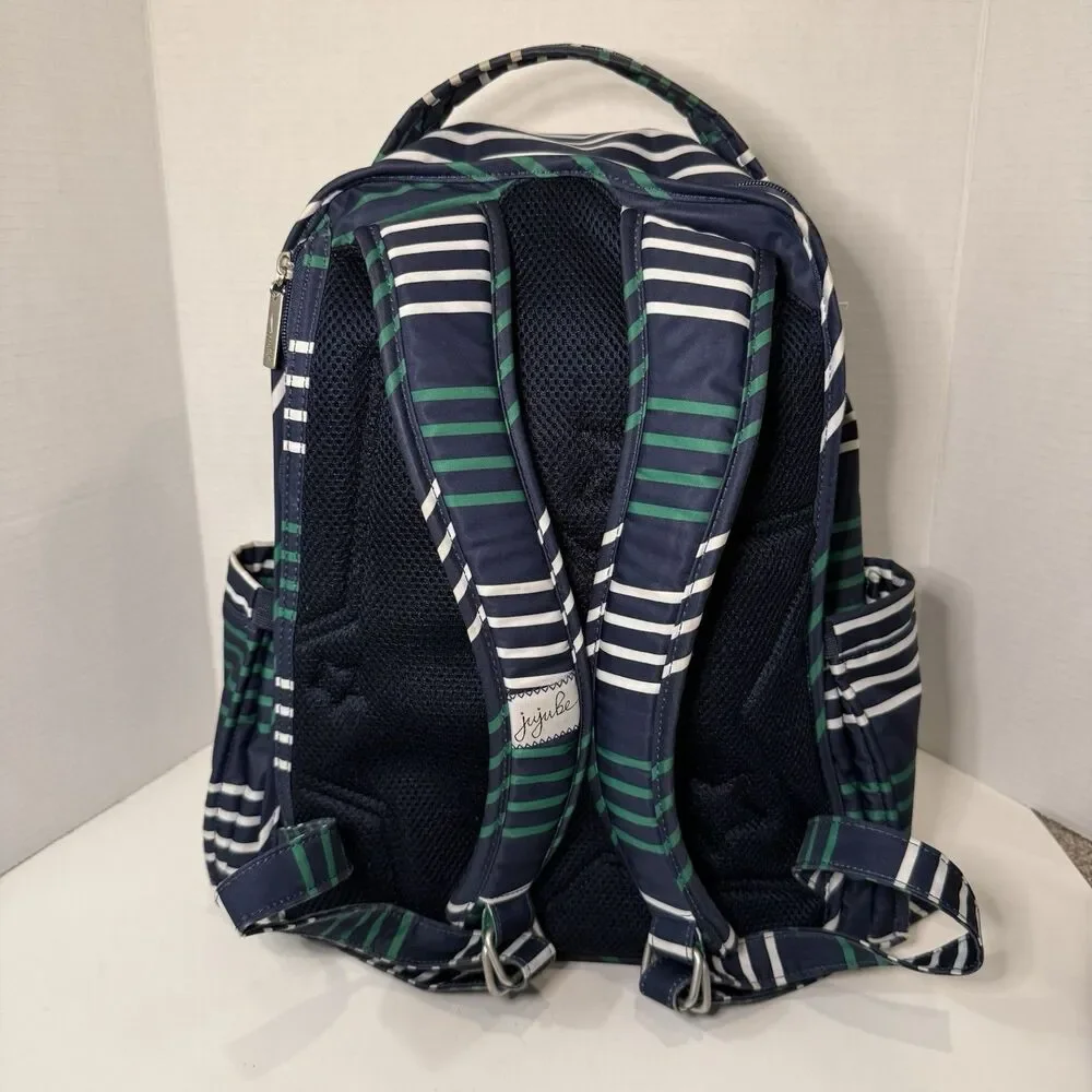 JuJuBe Be Right Back BRB Backpack Diaper Bag Providence Coastal EUC